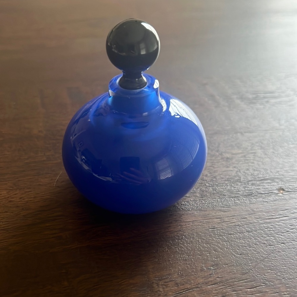 Orrefors Sweden Glass Perfume Bottle